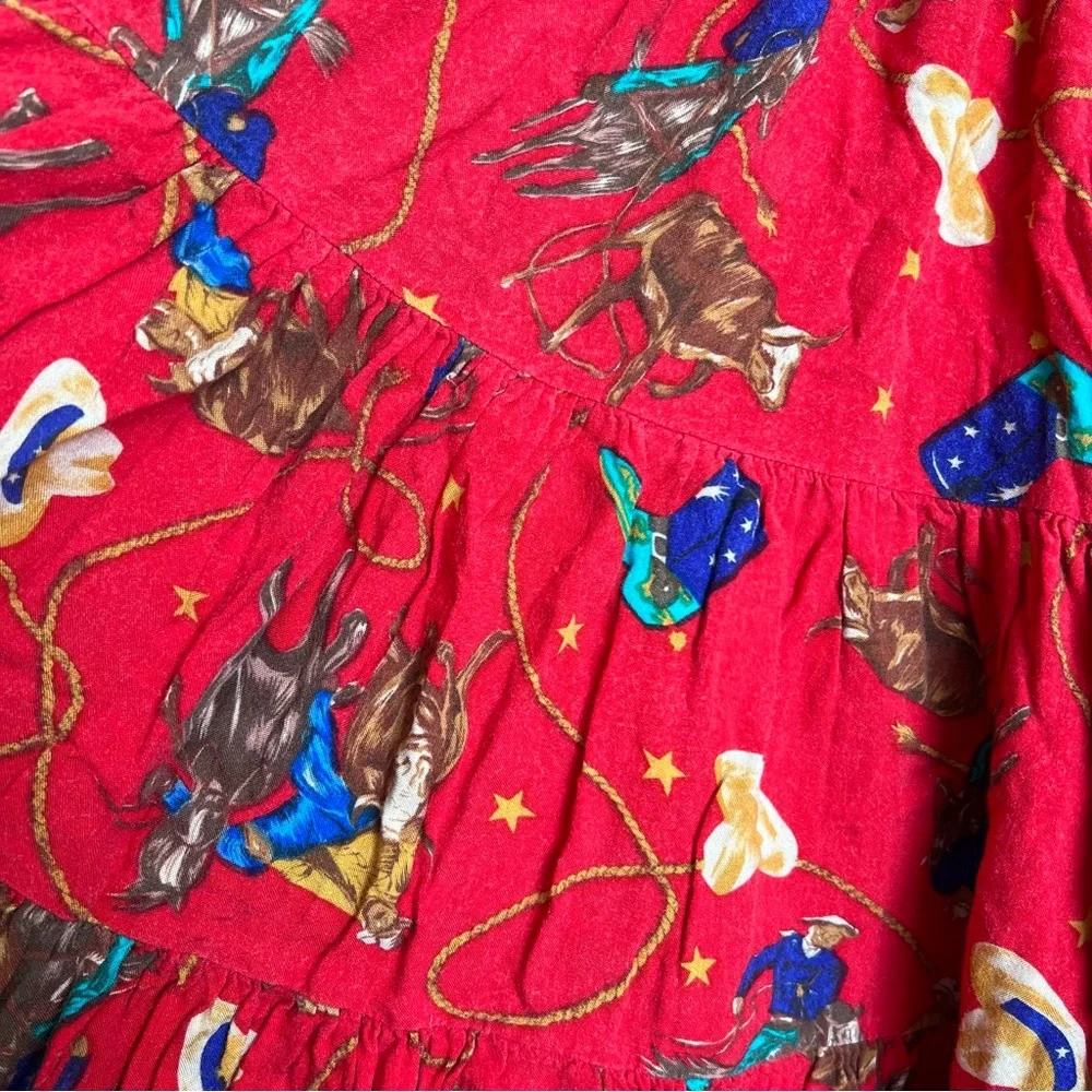 Red Rock Reflections Twirl Cowboy Skirt